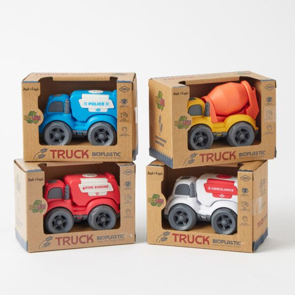 Bioplastic Truck Small – 4 Assorted Designs