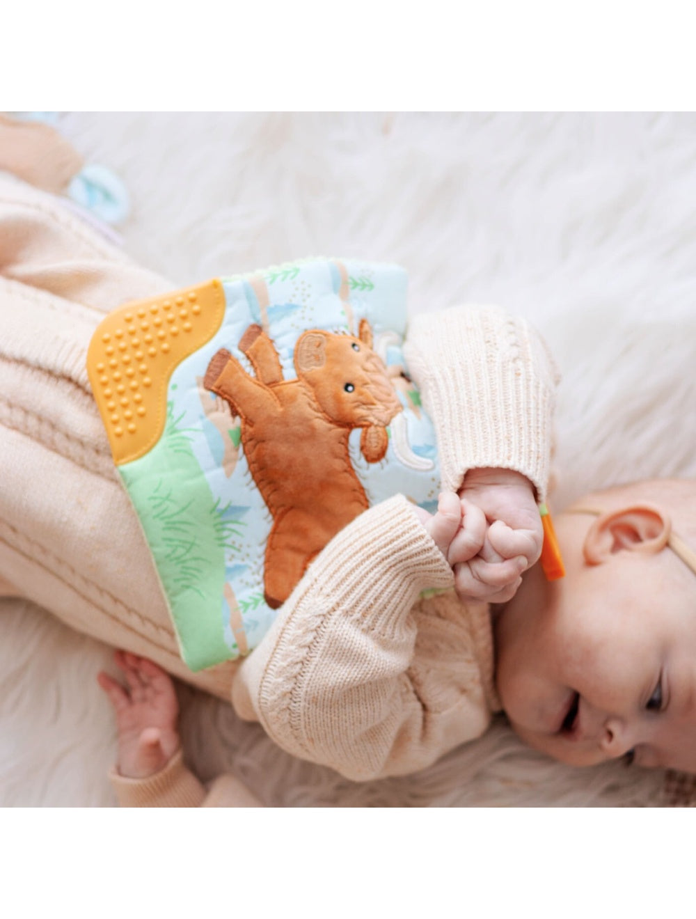 Mary Meyer Hetty Highland Cow Crinkle Teether