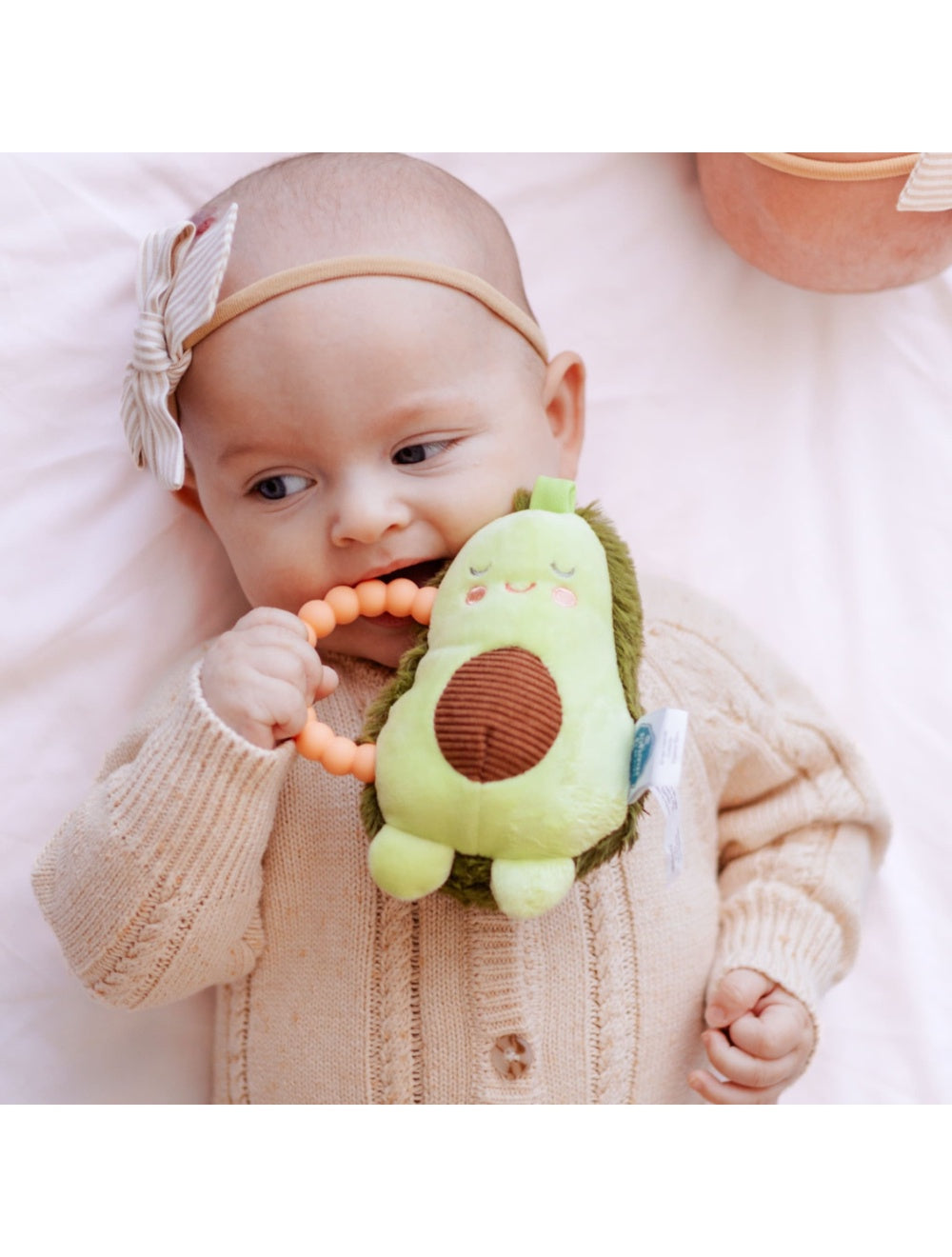 Mary Meyer Sweet Soothies Avocado Teether Rattle