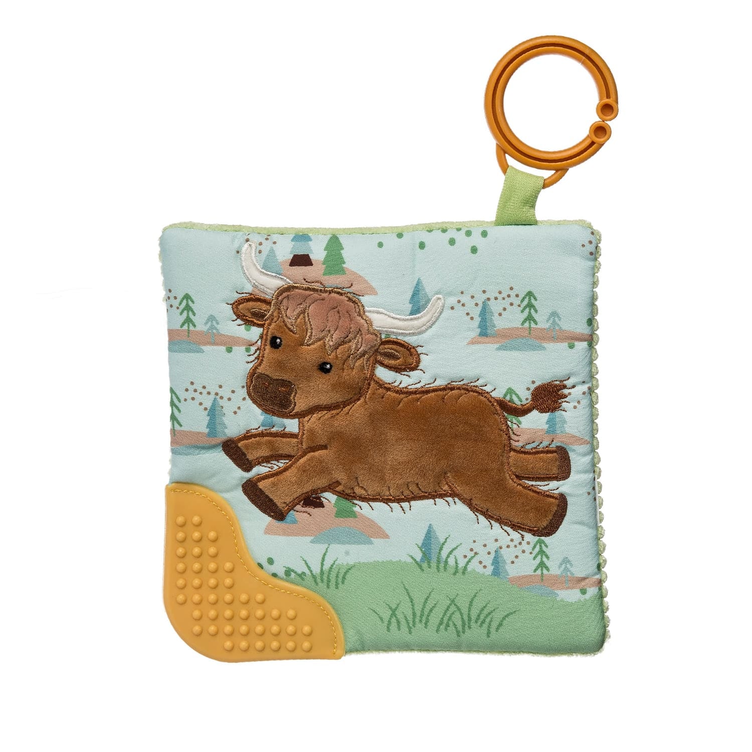 Mary Meyer Hetty Highland Cow Crinkle Teether