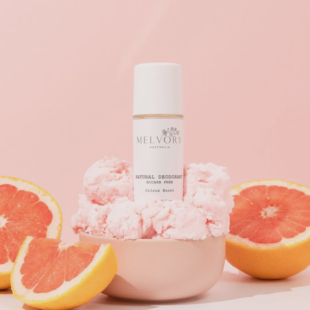 Melvory | Natural Deodorant Bicarb Free Citrus Burst