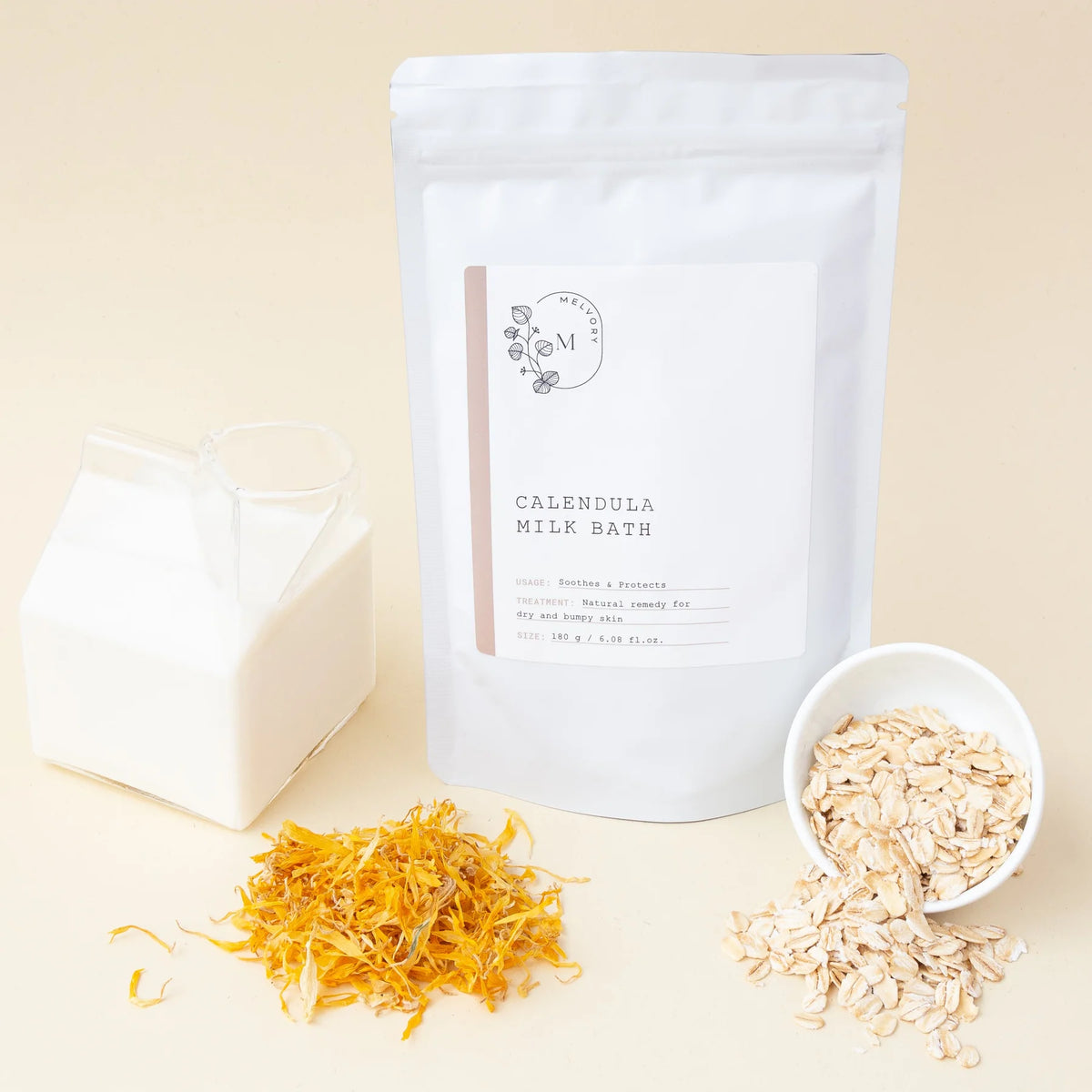 Melvory | Calendula Golden Milk Bath