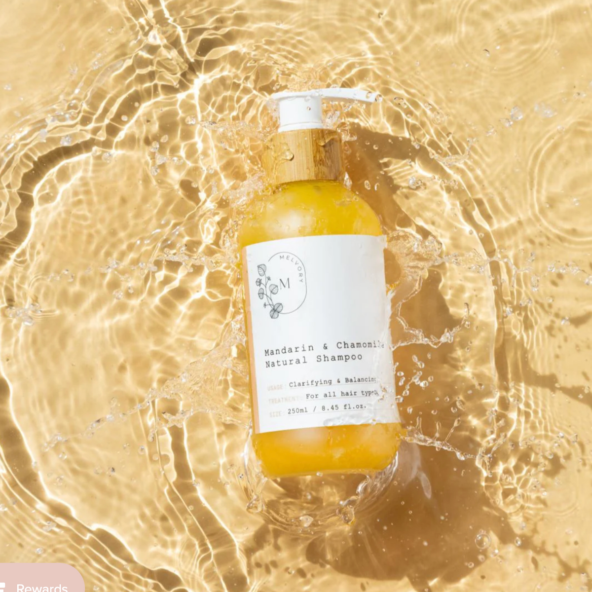 Melvory | Mandarin &amp; Chamomile Natural Shampoo - 250mL