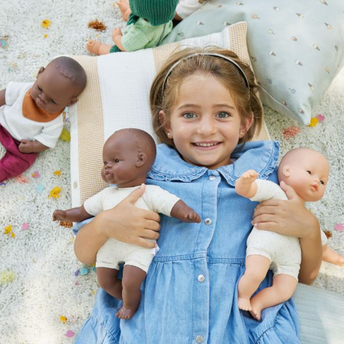 Miniland soft body outlet doll