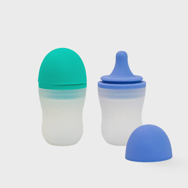 MontiiCo Silicone Sauce Bottle (2 Pack) - Mojito & Splash