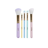 Oh Flossy | 5 Piece Rainbow Makeup Brush Set