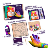 Fox Coloring with Clay Set 29cm x 29cm