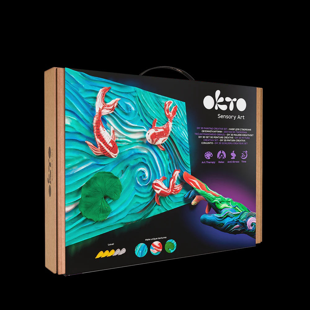 Sensory Art Creative Set Koi Carps 30 cm x 40 cm
