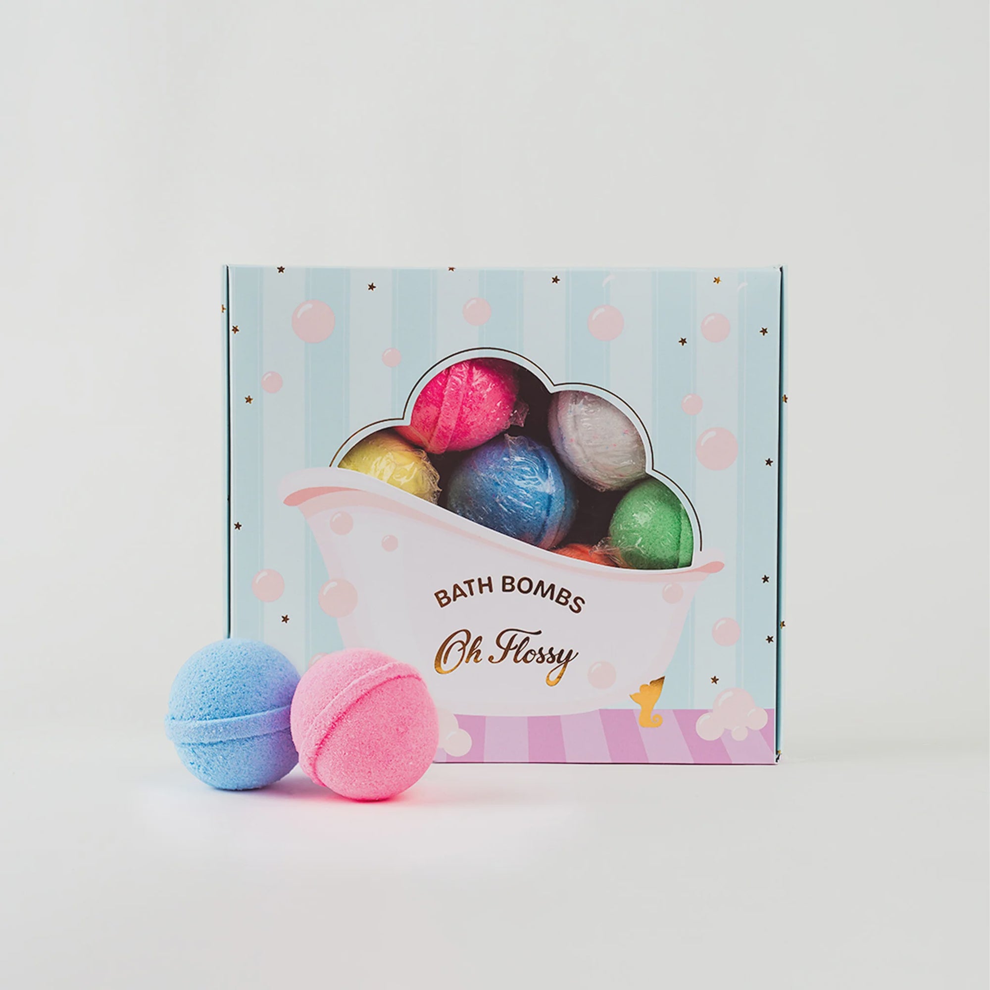 Oh Flossy | Bath Bombs - Kids Mini Boxed Gift Set