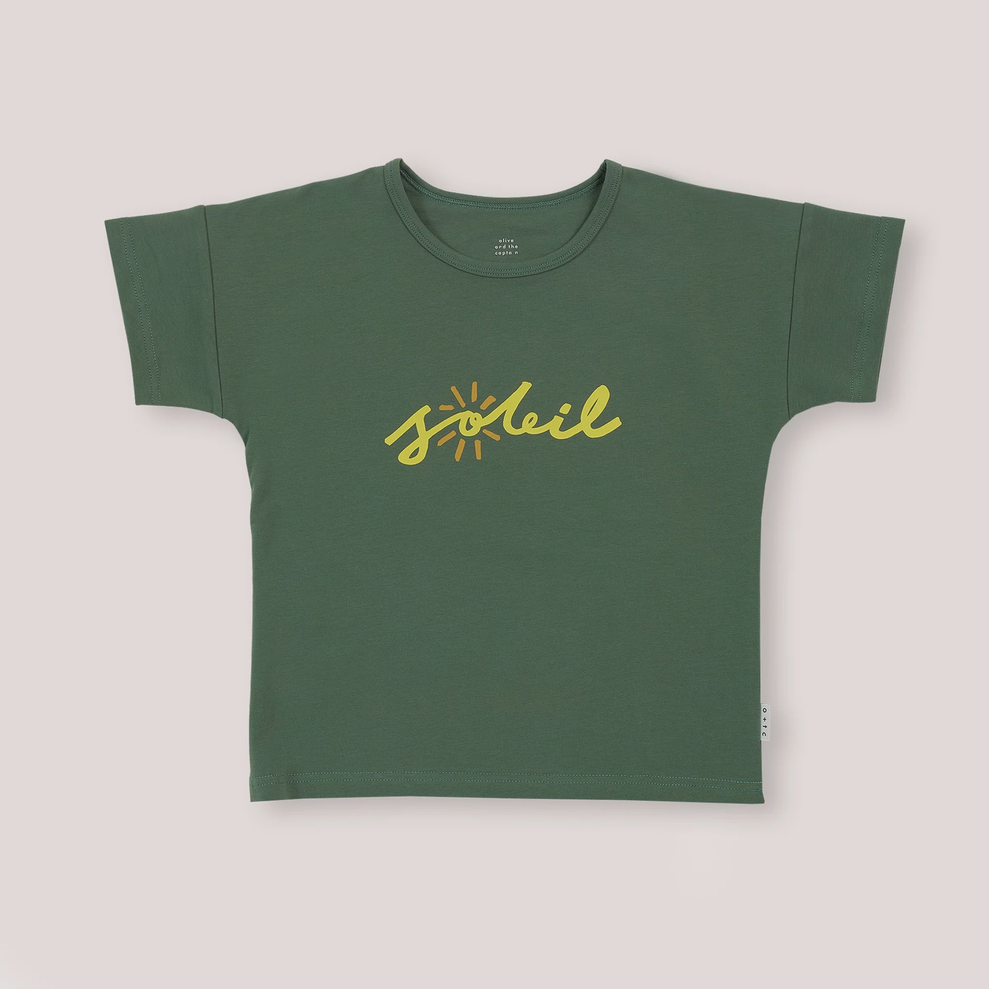 Soleil Relaxed Fit Tee - Sage