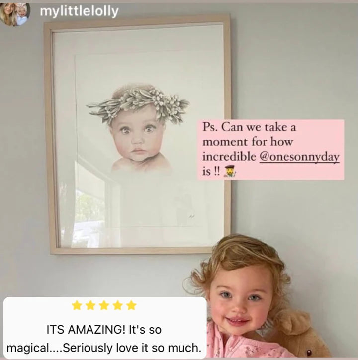 One Sonny Day - Custom Portrait - Priority Booking Deposit