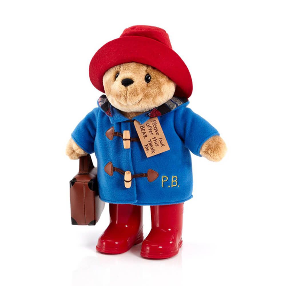 PADDINGTON WITH BOOTS EMBROIDERED COAT &amp; SUITCASE LARGE