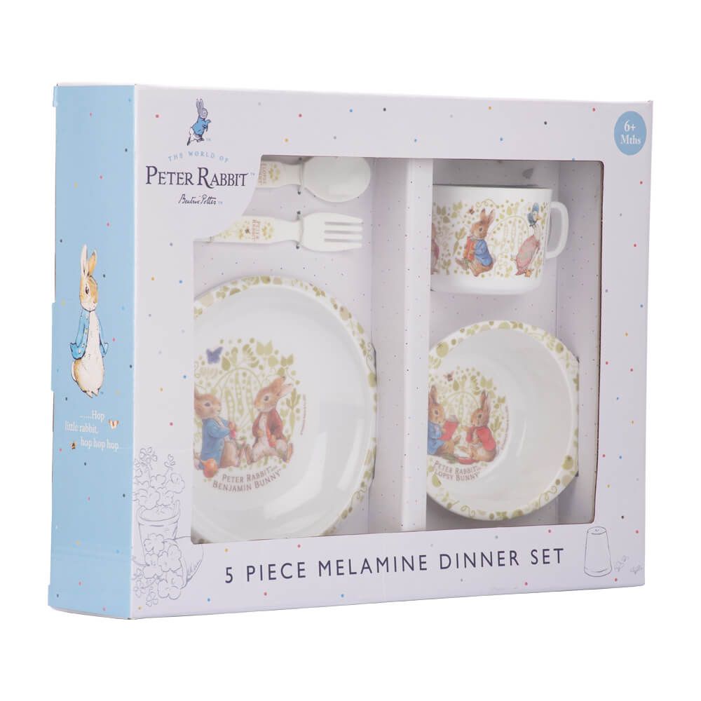CLASSIC PETER RABBIT 5PC DINNER SET