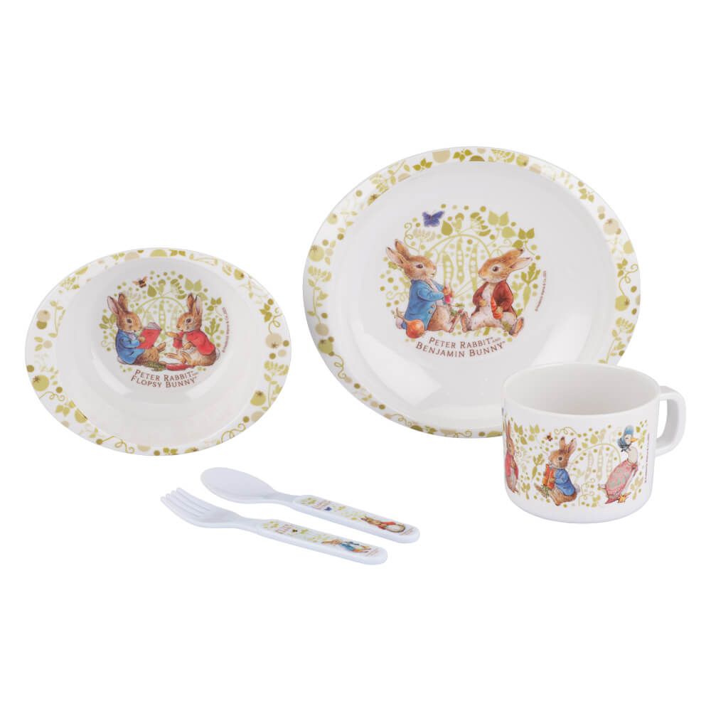 CLASSIC PETER RABBIT 5PC DINNER SET