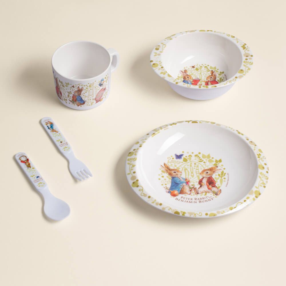 CLASSIC PETER RABBIT 5PC DINNER SET