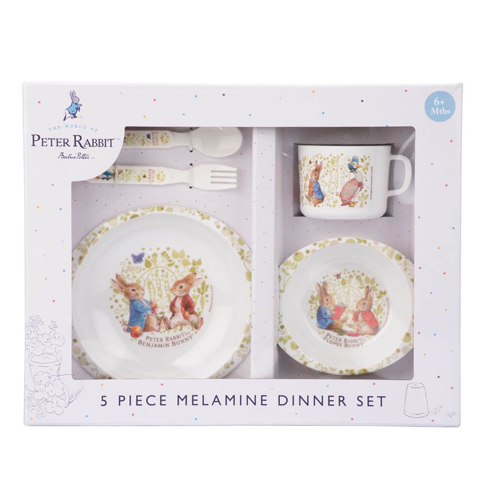 CLASSIC PETER RABBIT 5PC DINNER SET