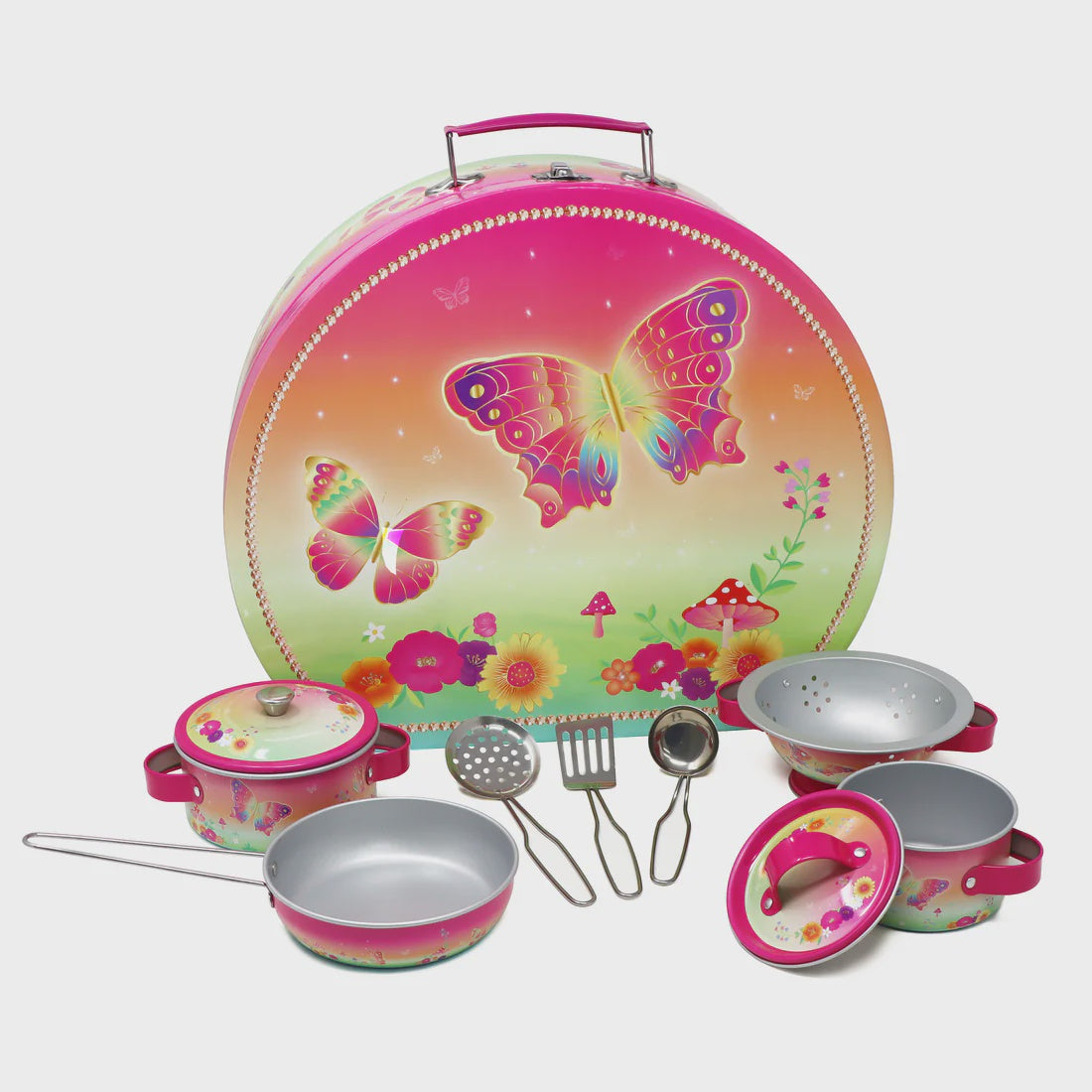 Rainbow Butterfly Cooking Set In Carry Case