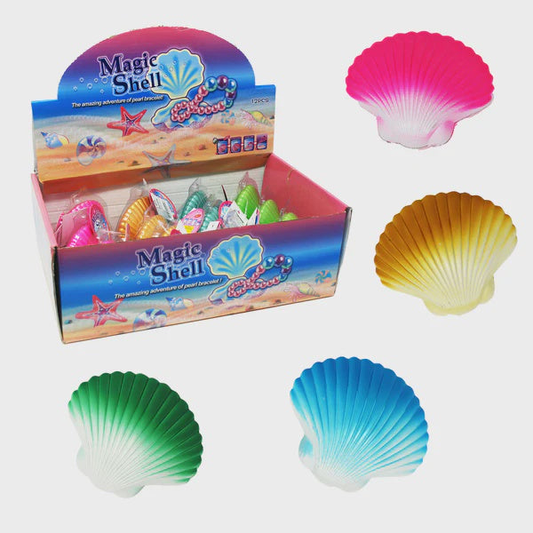 Hatch Clam Shell With Surprise Pearl Bracelet - Choice of 4 Shell colours