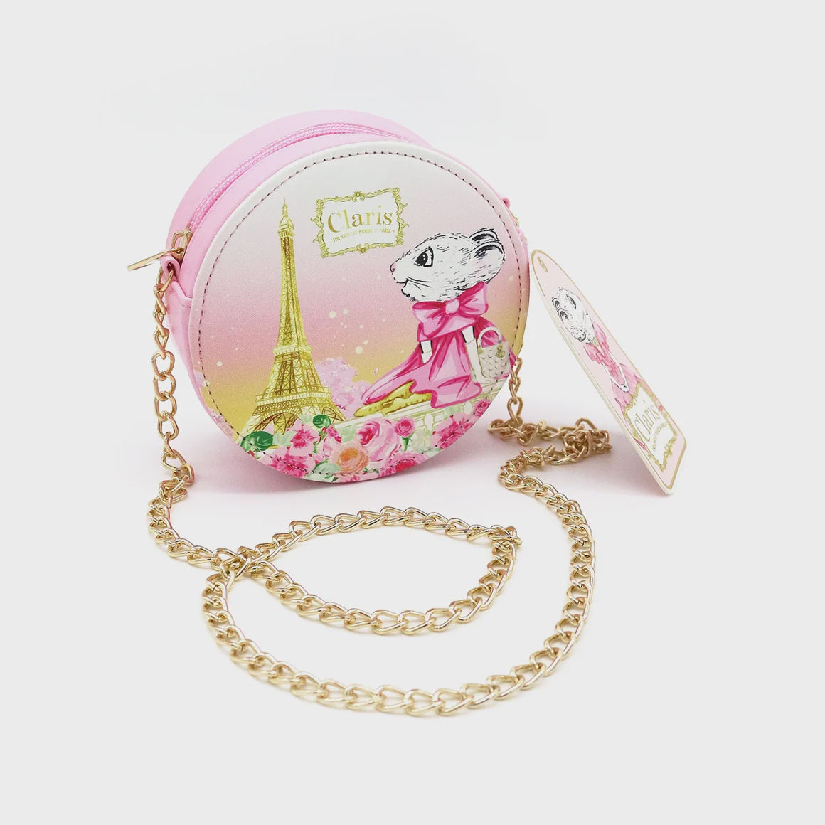 Claris The Chicest Mouse in Paris Magnificent Mess Printed Handbag