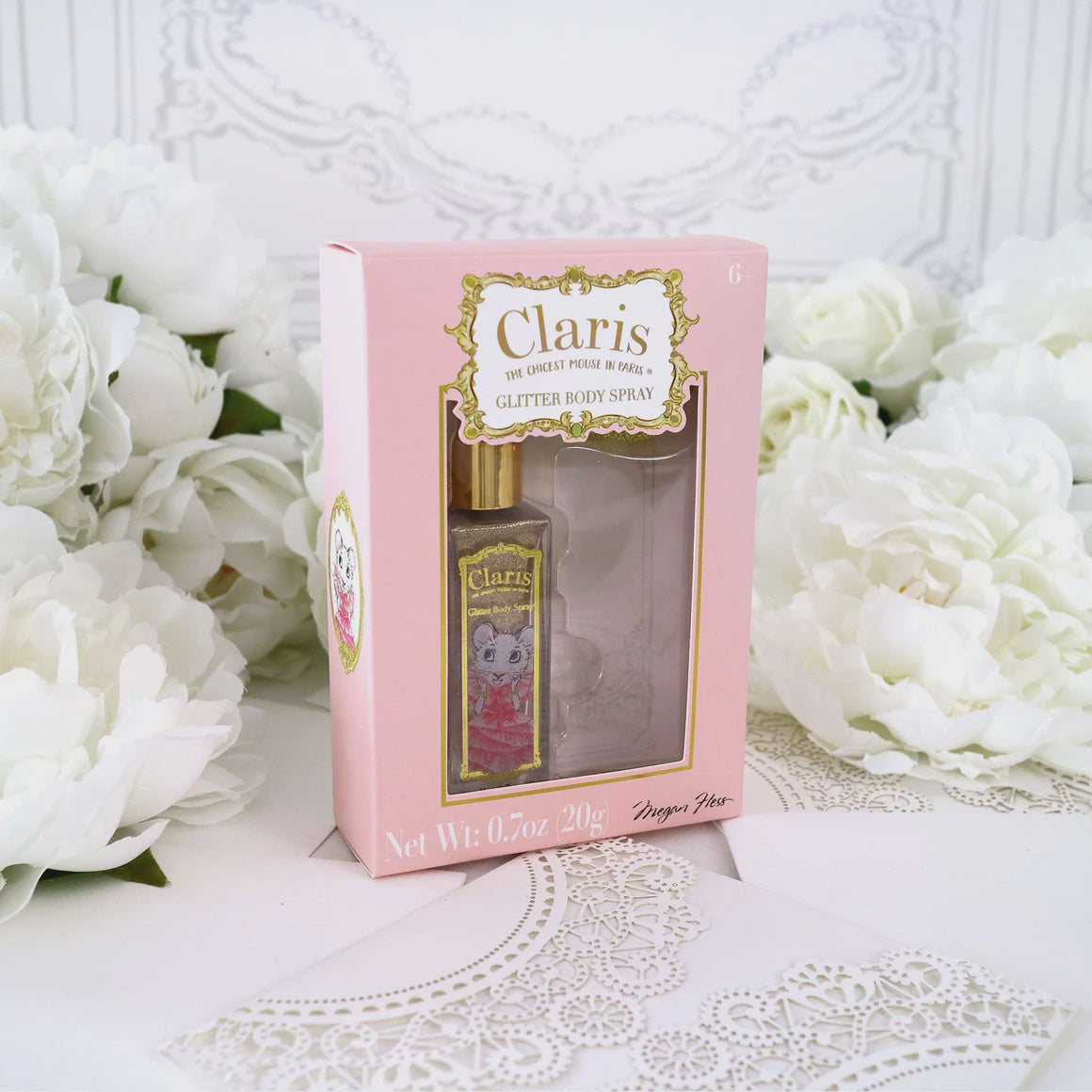 Claris Glitter Body Spray Atomiser