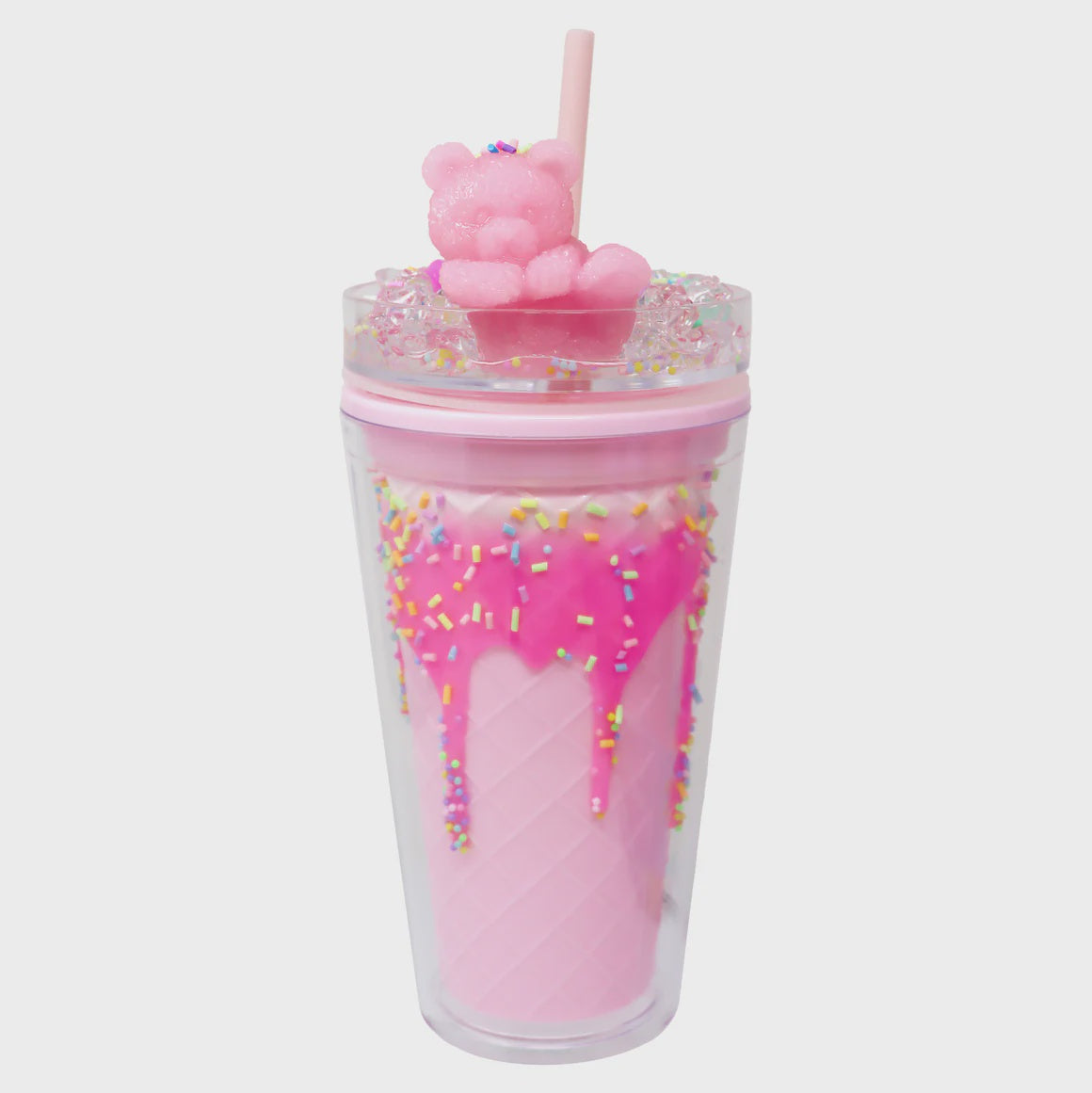 Gummy Bear Drinking Cup Pink