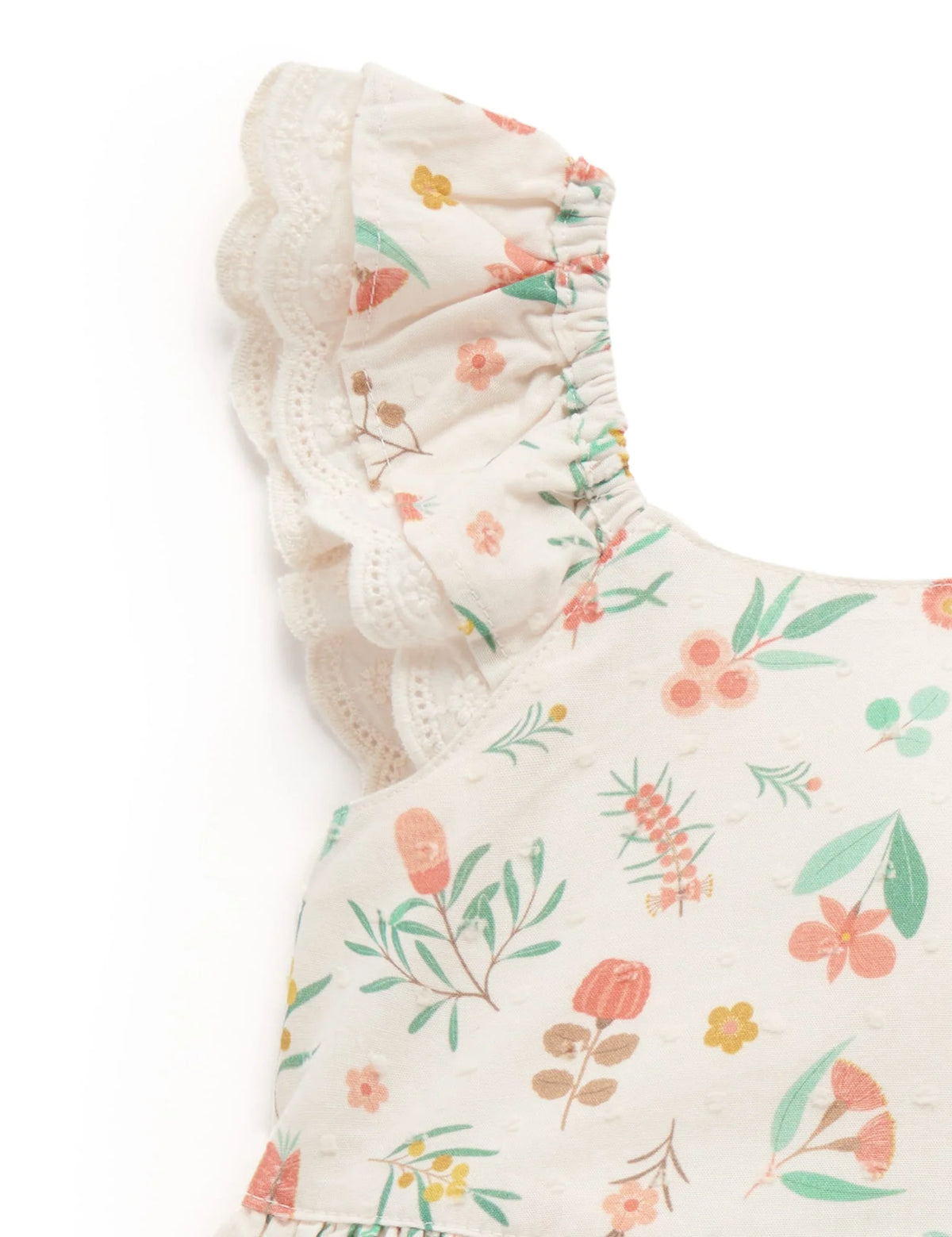 Christmas Angel Dress - Australian Blooms Print