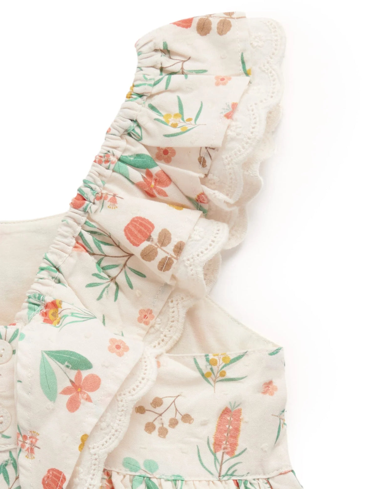 Christmas Angel Dress - Australian Blooms Print