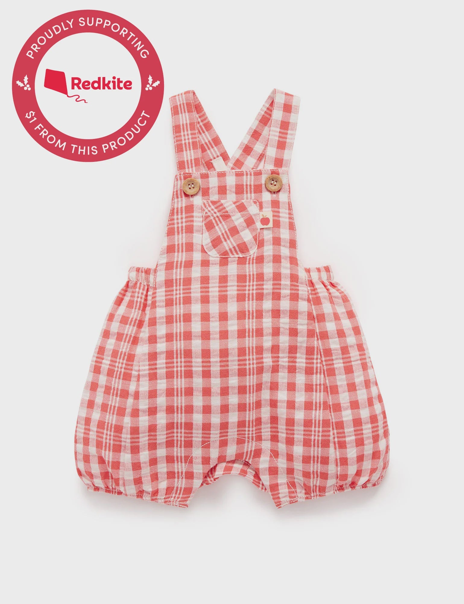 Gingham Overall - Vintage Red Gingham