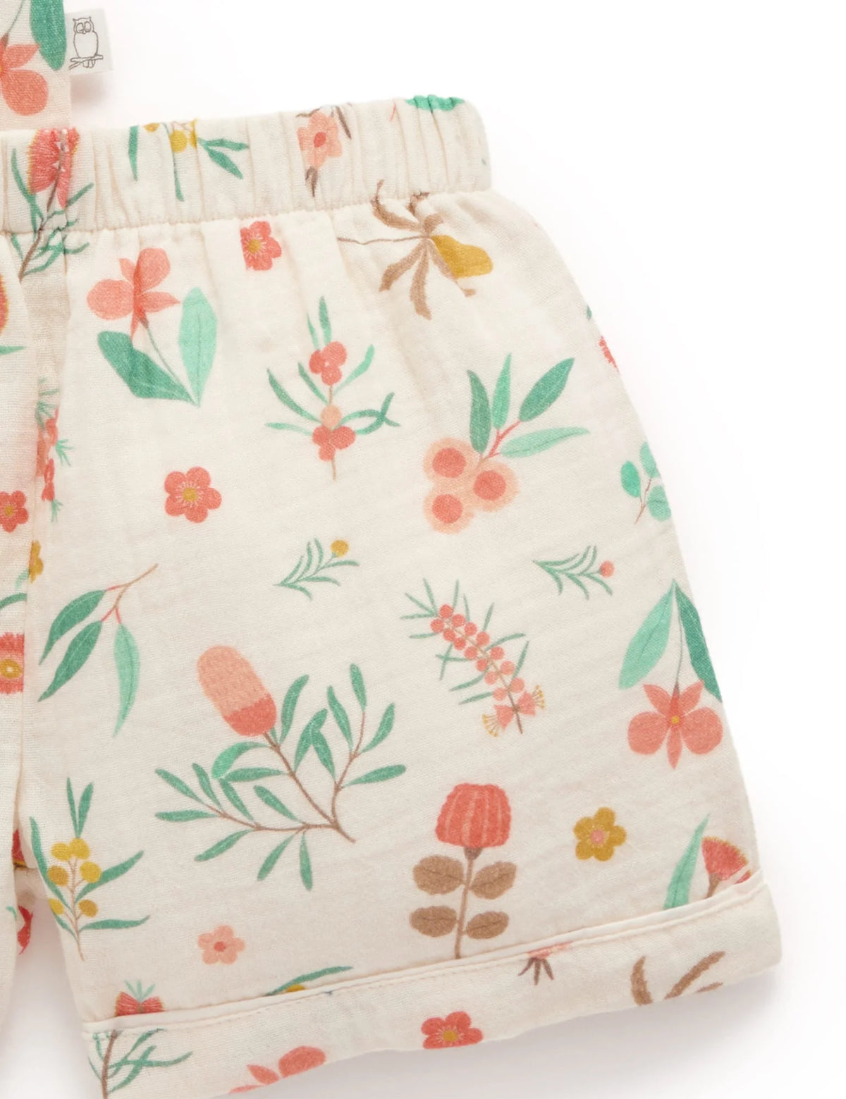 Short Crinkle PJ Set - Outback Floral Crinkle