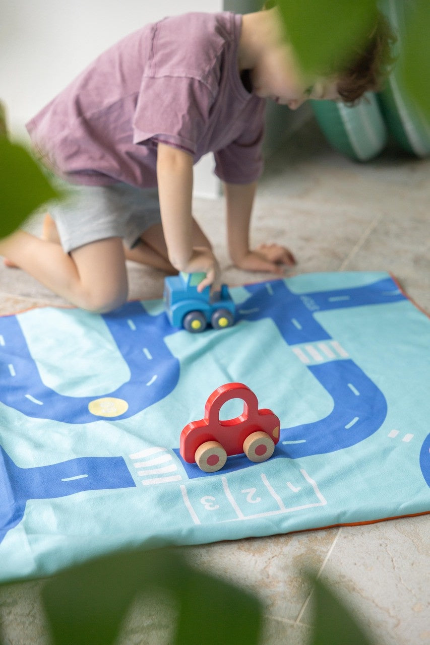 PLAYTOWELS - M (140 X 70CM) -  ROAD