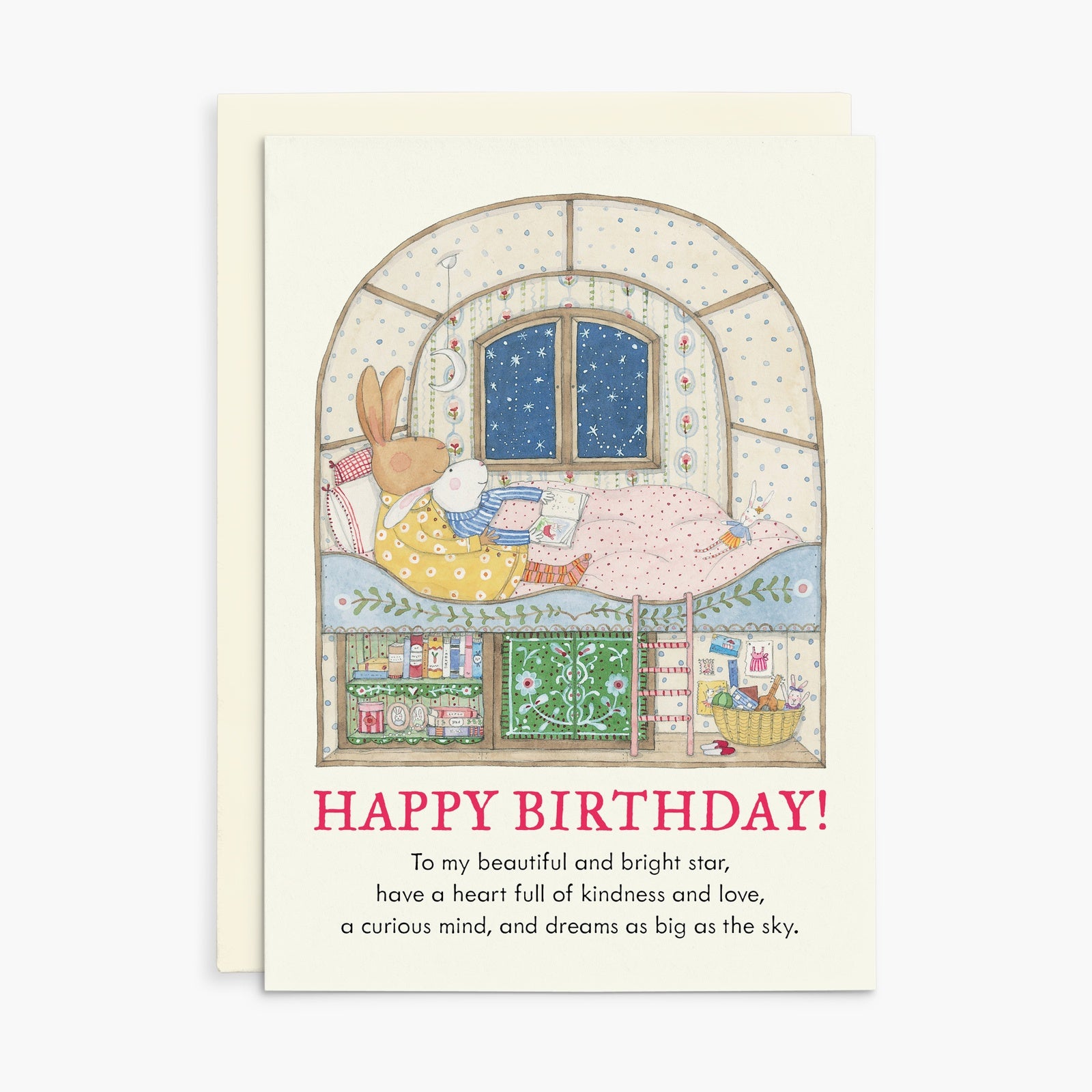 Ruby Red Shoes - Card - Happy Birthday -Beautiful and Bright Star