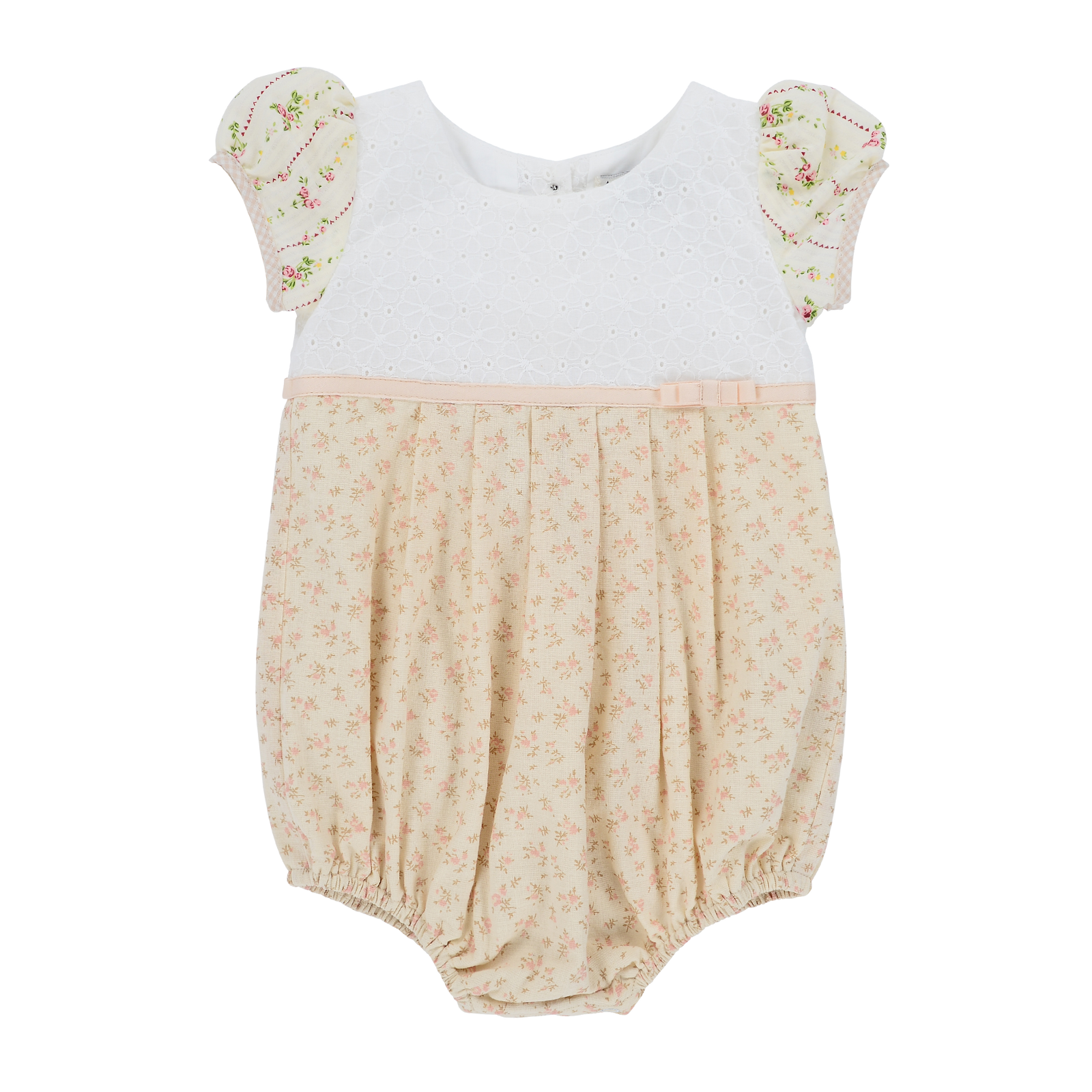 Dusty Rose Lace Top Playsuit