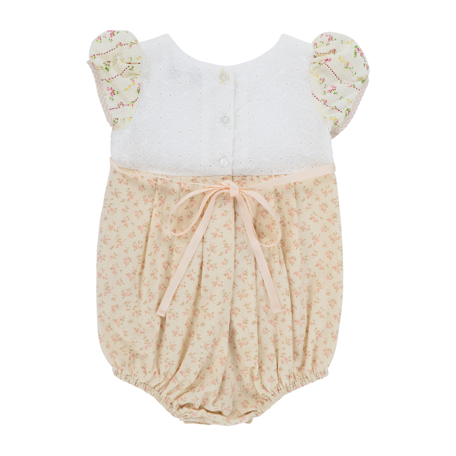 Dusty Rose Lace Top Playsuit