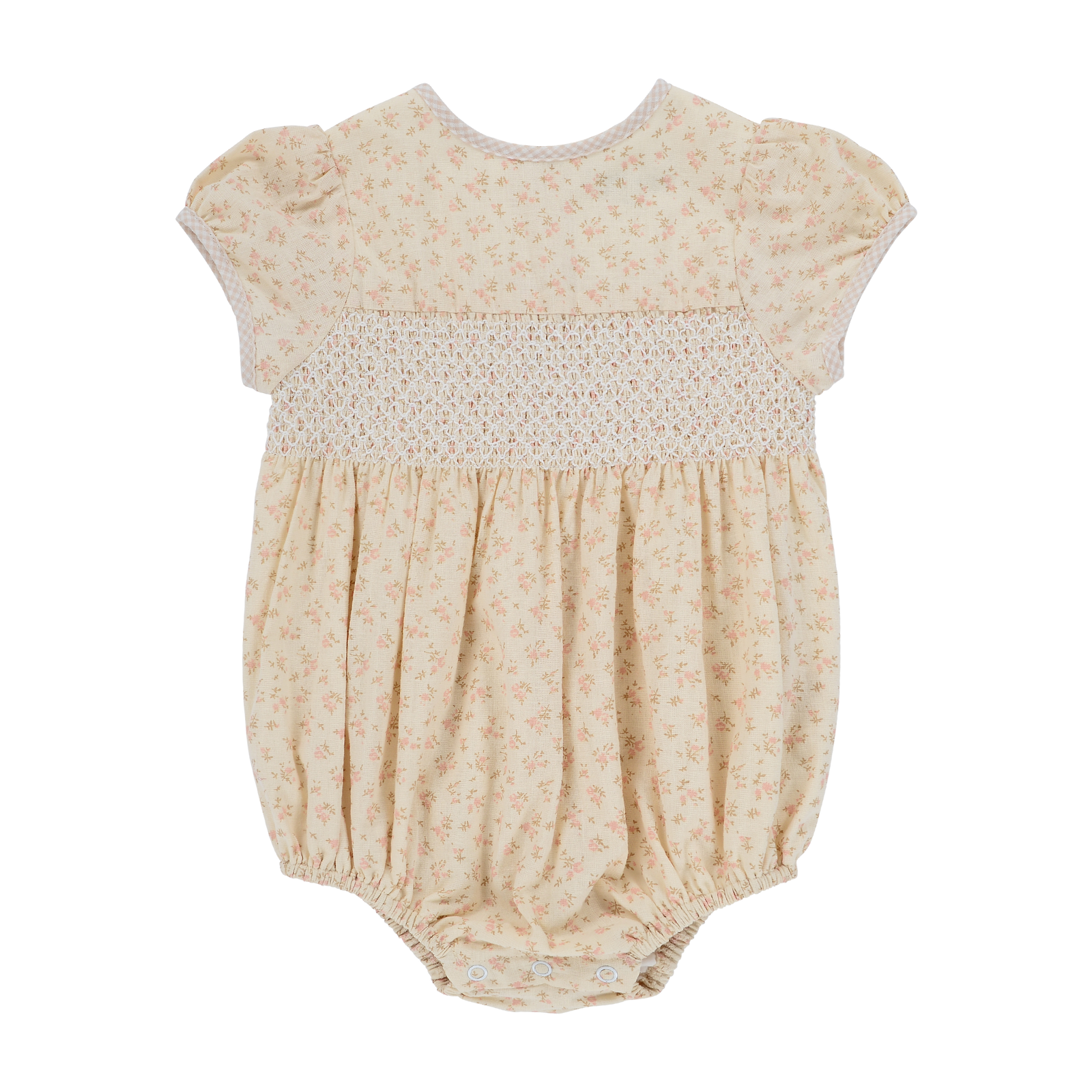 Dusty Rose Smock Playsuit