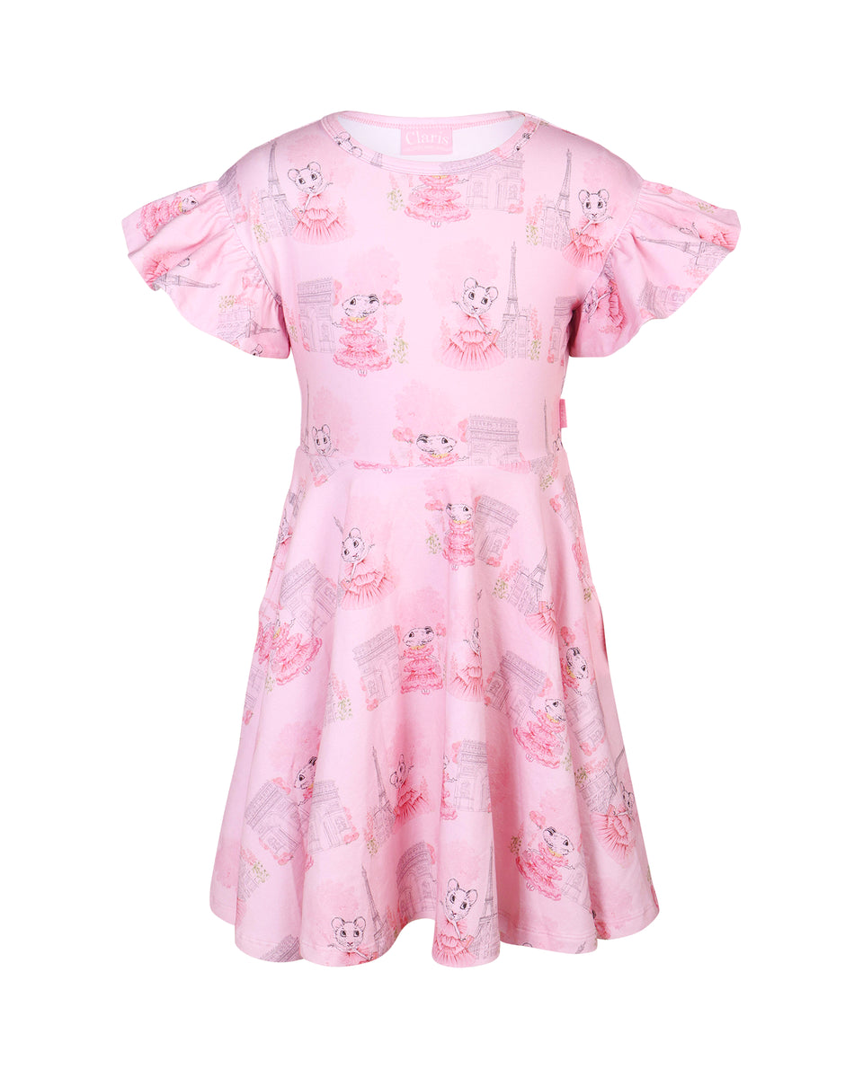 Claris The Mouse Cherie Dress - Blush