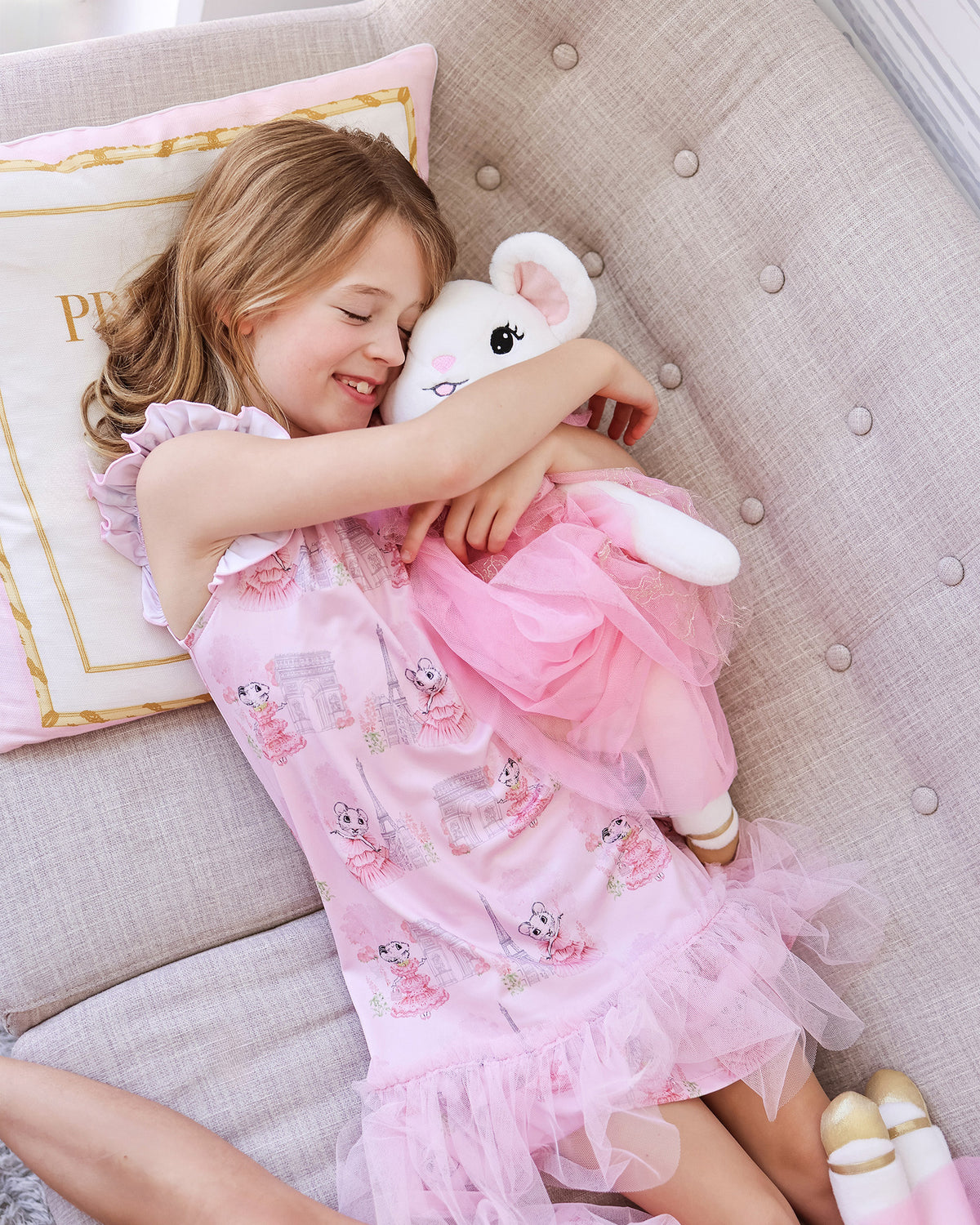 Claris The Mouse Nightie - Blush