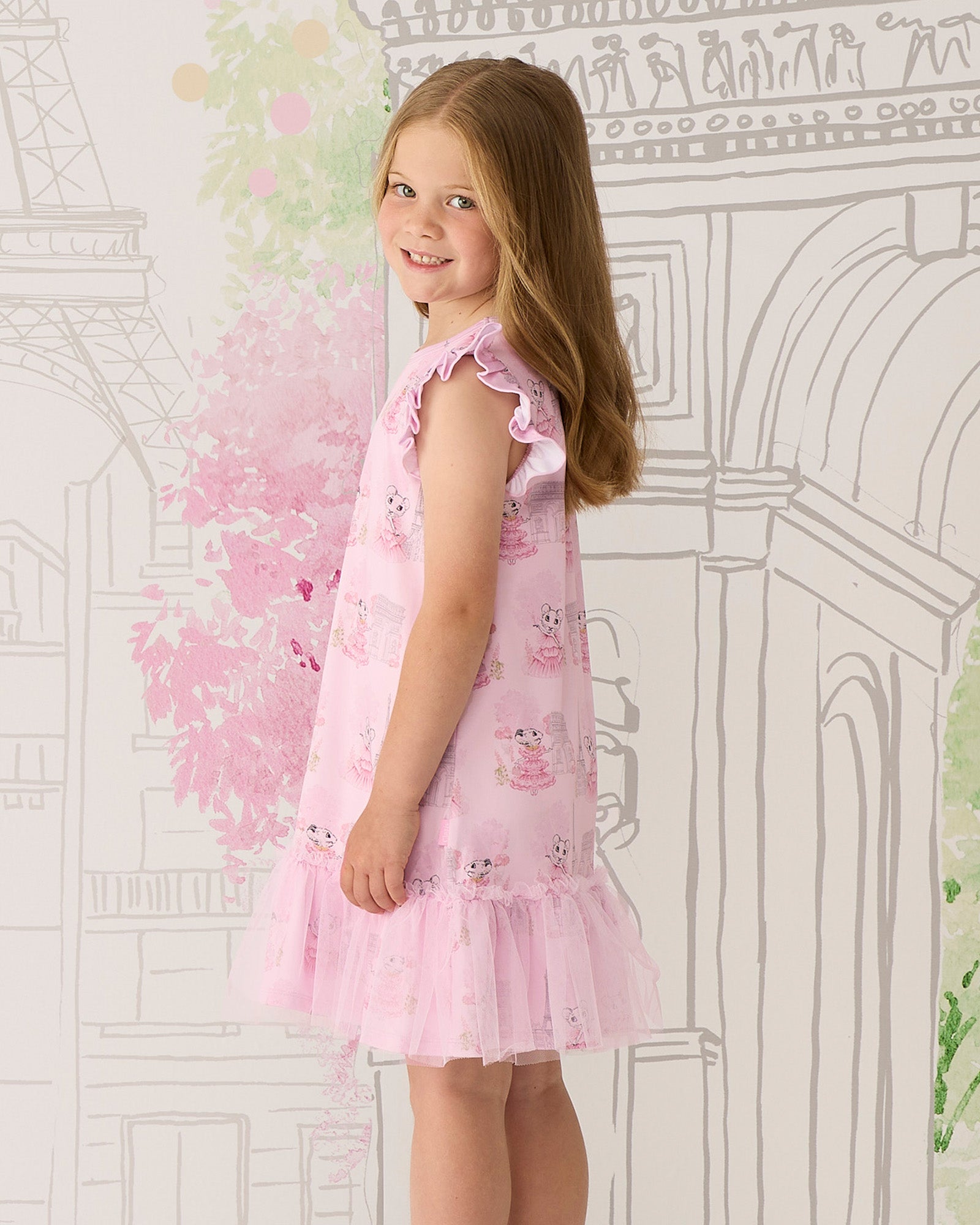 Claris The Mouse Nightie - Blush