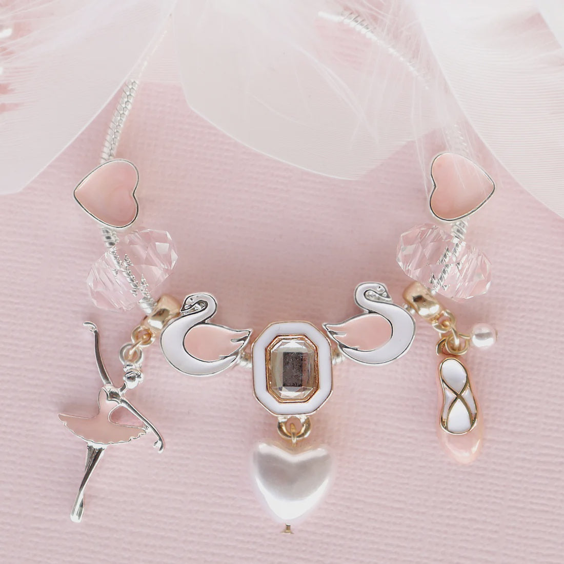 Swan Lake Charm Bracelet