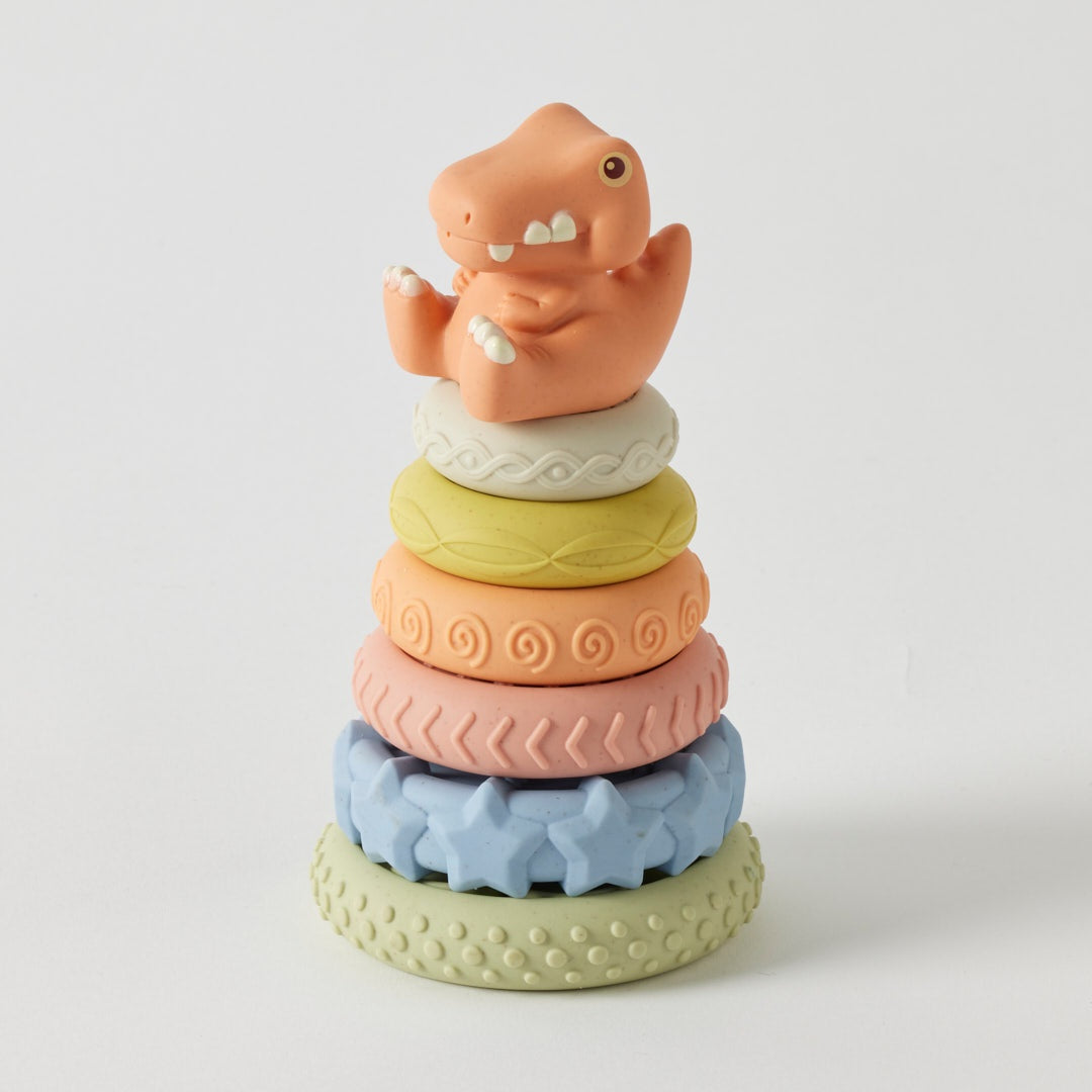 Eco-Friendly Dinosaur Stacker