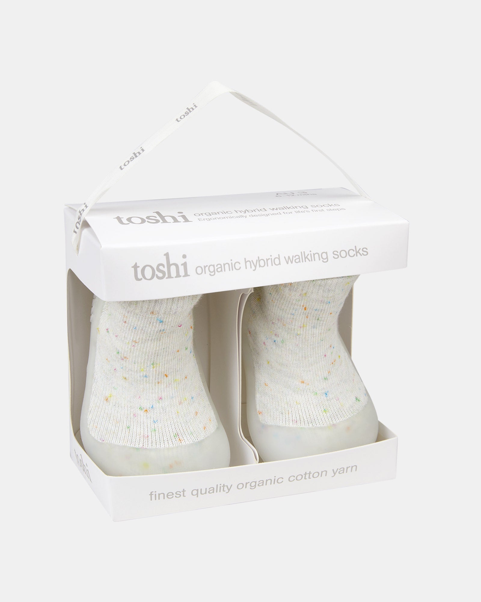 toshi | Organic Hybrid Walking Socks Dreamtime/Snowflake