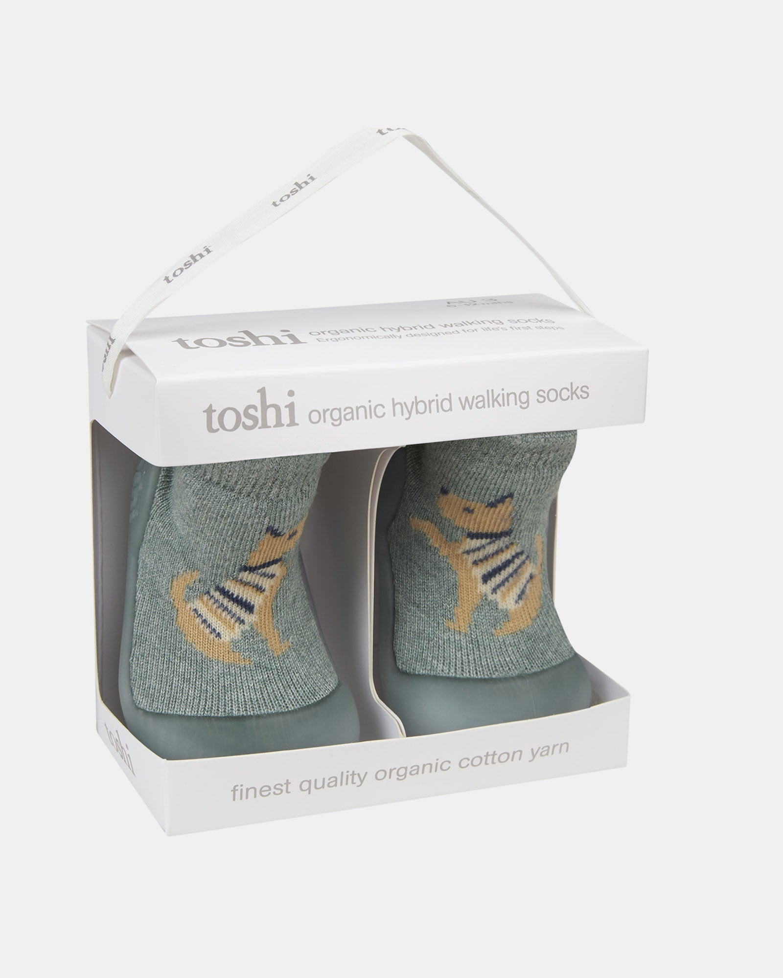 toshi | Organic Hybrid Walking Socks Jacquard/Lapdog