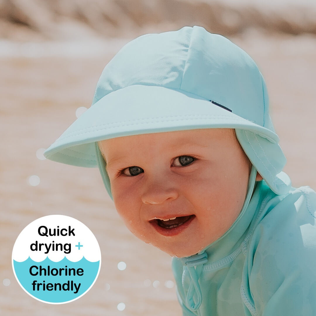 Bedhead | Kids Beach Legionnaire Hat UPF50+ - Aqua