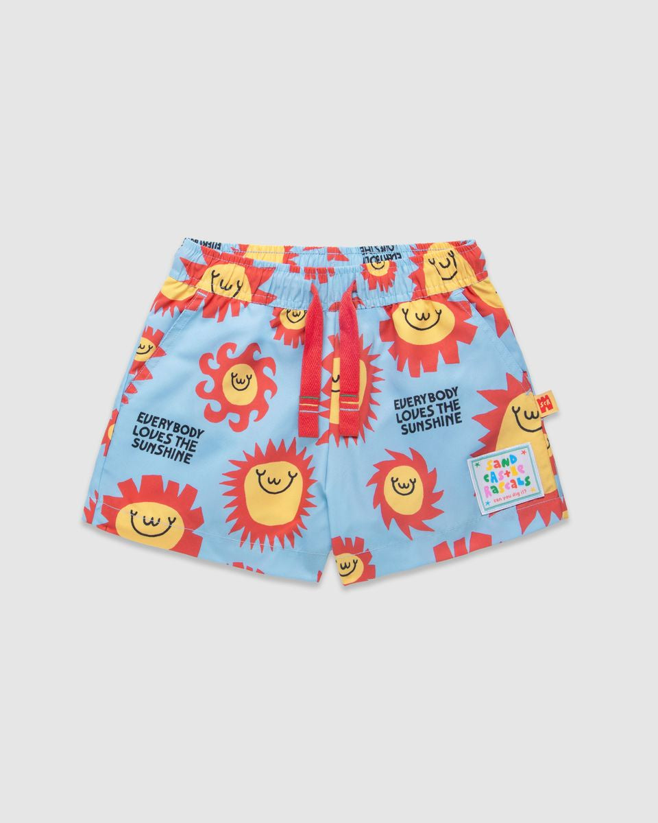 Love The Sunshine Rascal Boardies - Light Blue