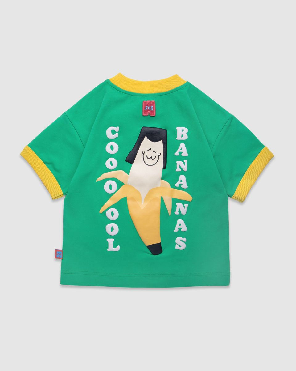 Cool Bananas Rascal Ringer Tee - Green