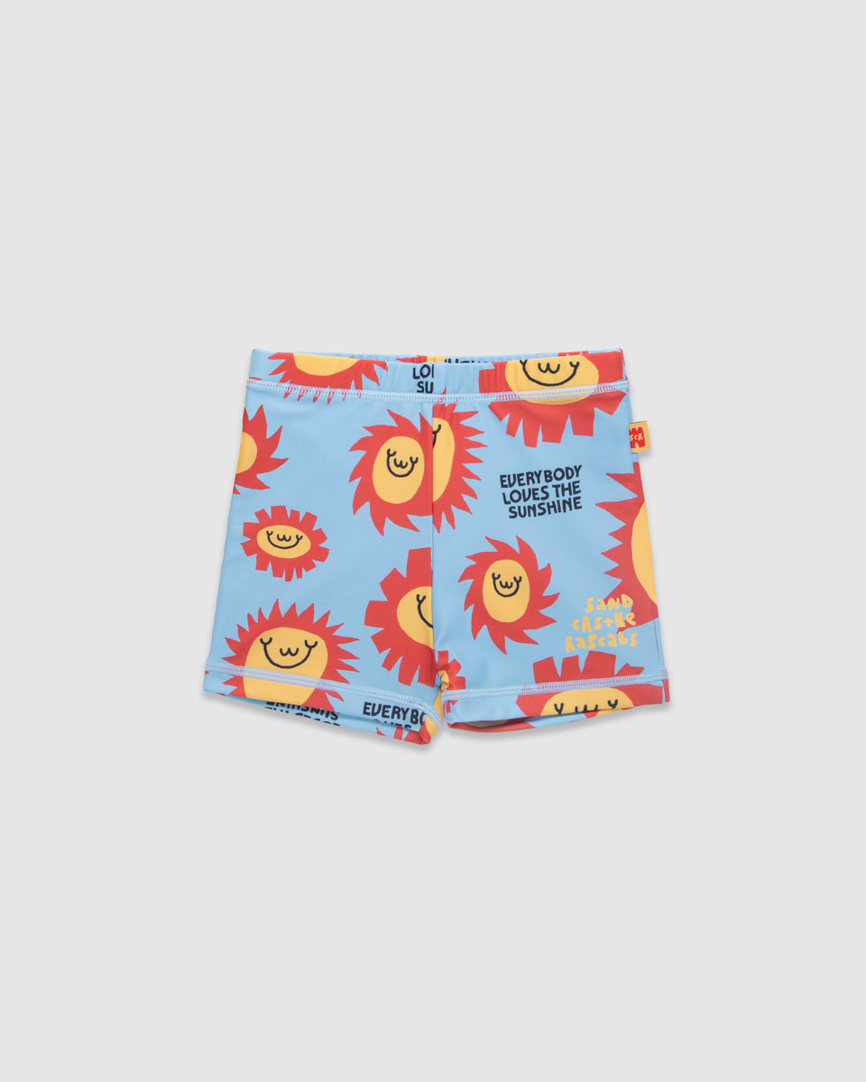 Love The Sunshine Rascal Shorties - Light Blue
