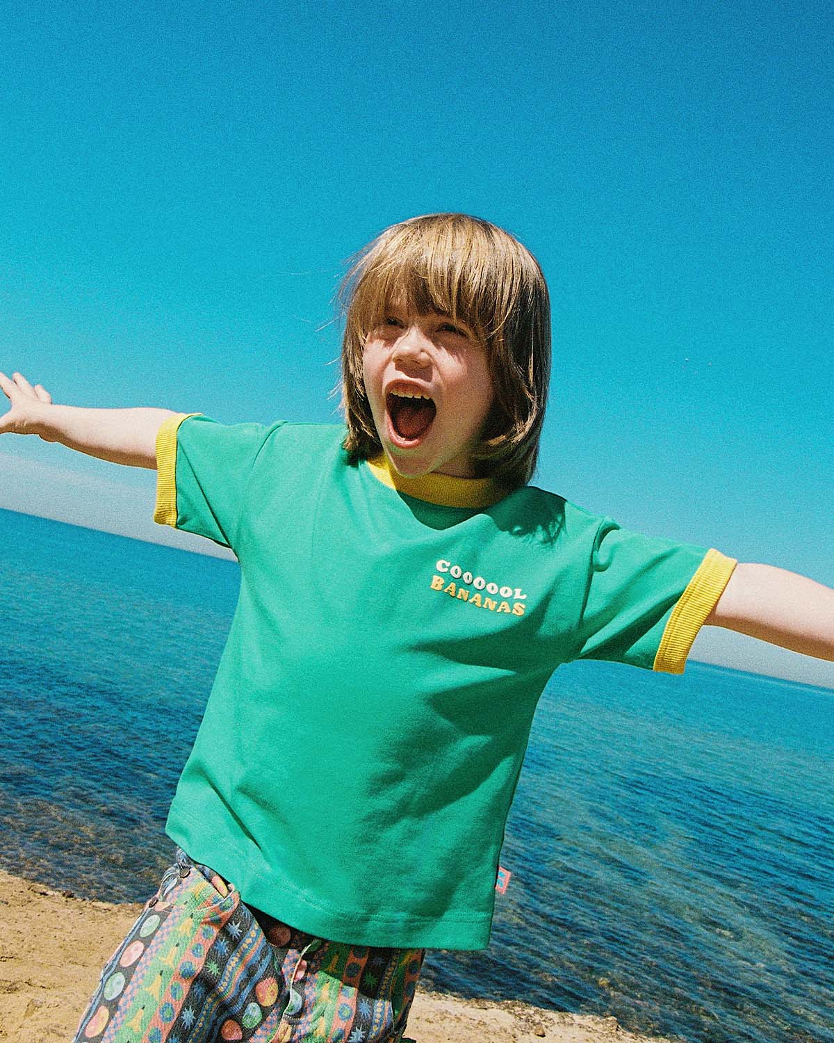 Cool Bananas Rascal Ringer Tee - Green