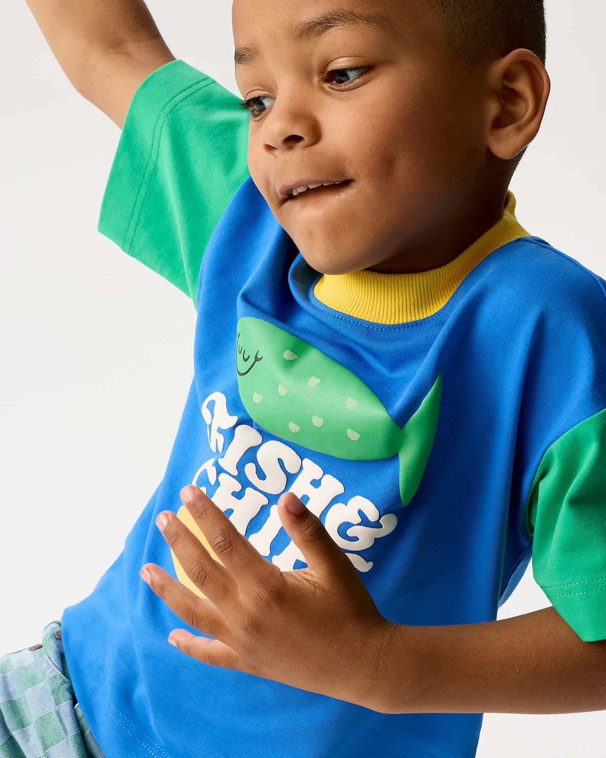 Fish &amp; Chips Rascal Splicy Tee - Blue