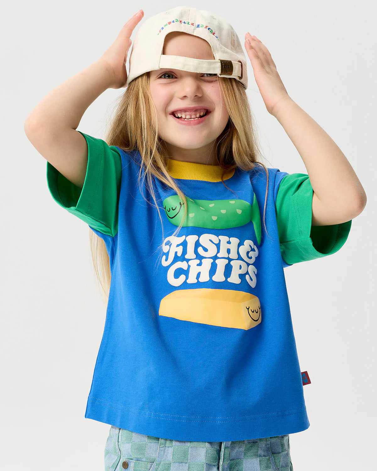 Fish &amp; Chips Rascal Splicy Tee - Blue