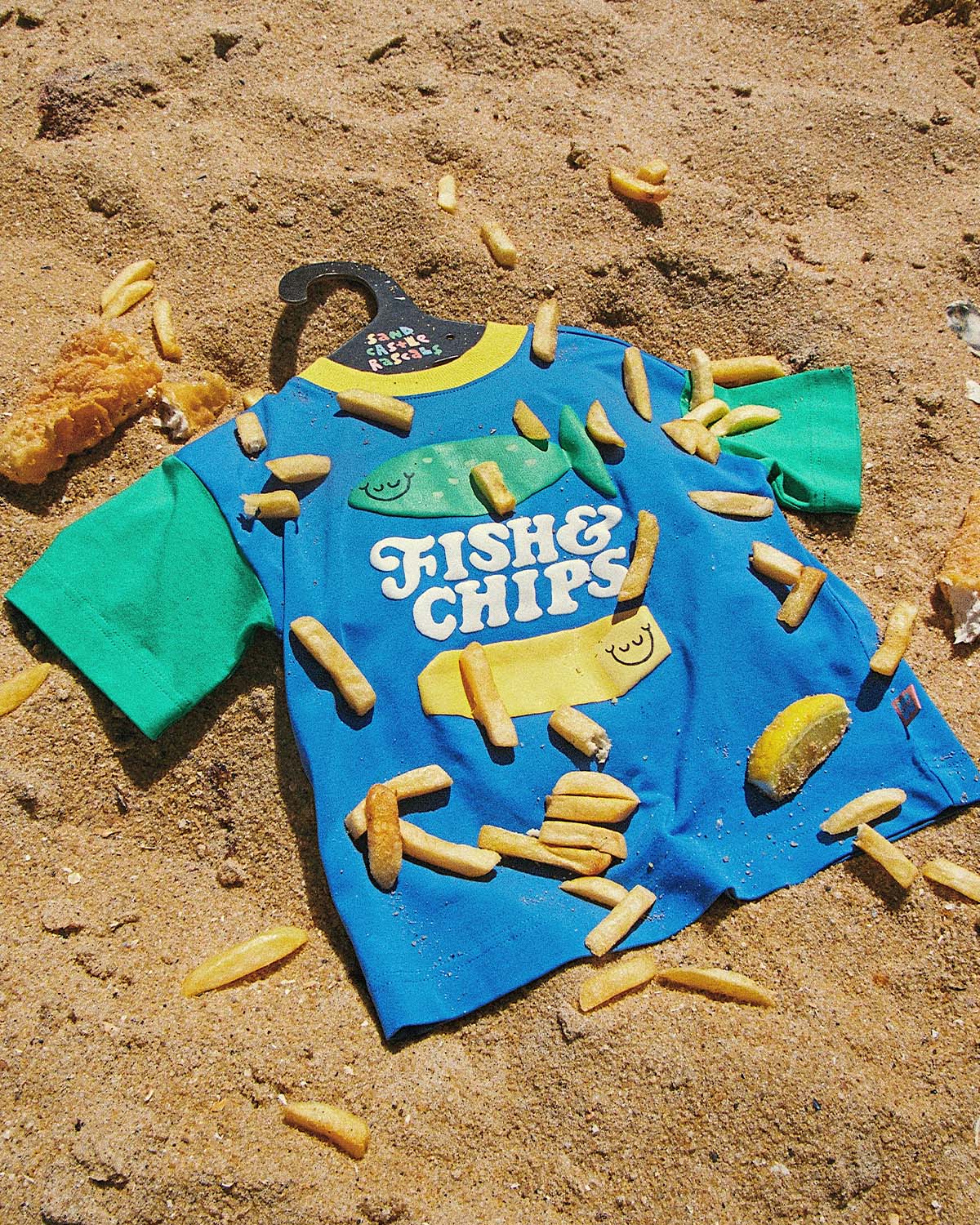 Fish &amp; Chips Rascal Splicy Tee - Blue