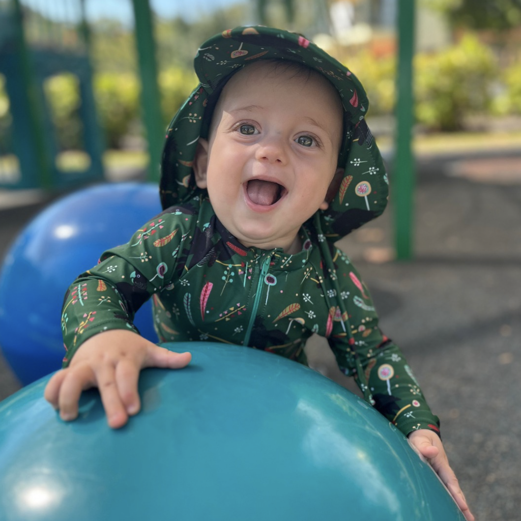Swim Hat - Cockatoo Print
